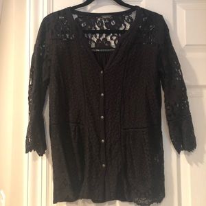 Lace blouse from Lucky Brand